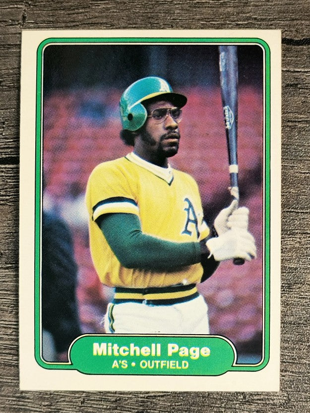 1982 Fleer #105 Mitchell Page