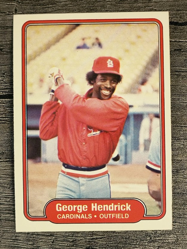 1982 Fleer #113 George Hendrick