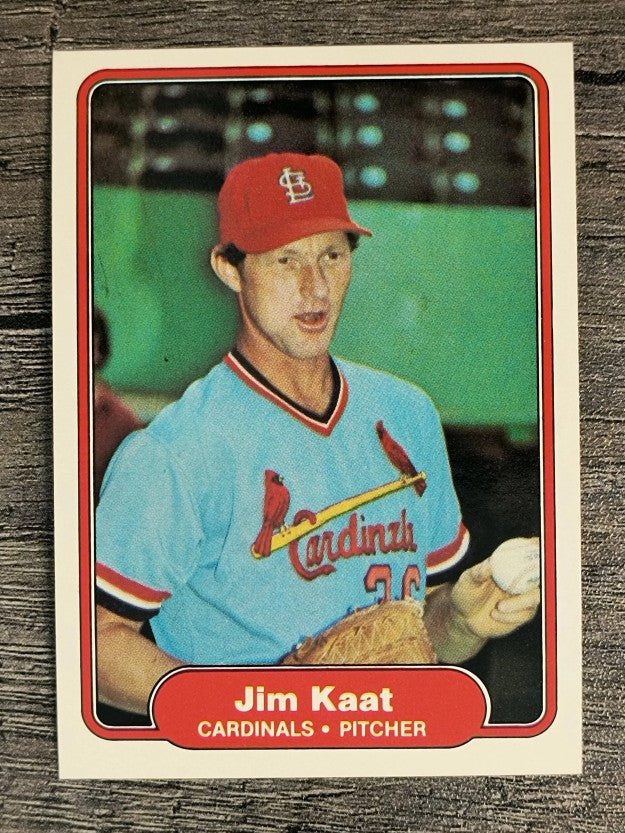 1982 Fleer #117 Jim Kaat
