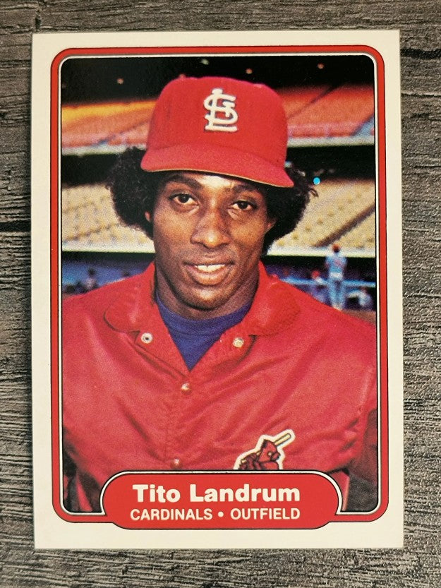 1982 Fleer #118 Tito Landrum