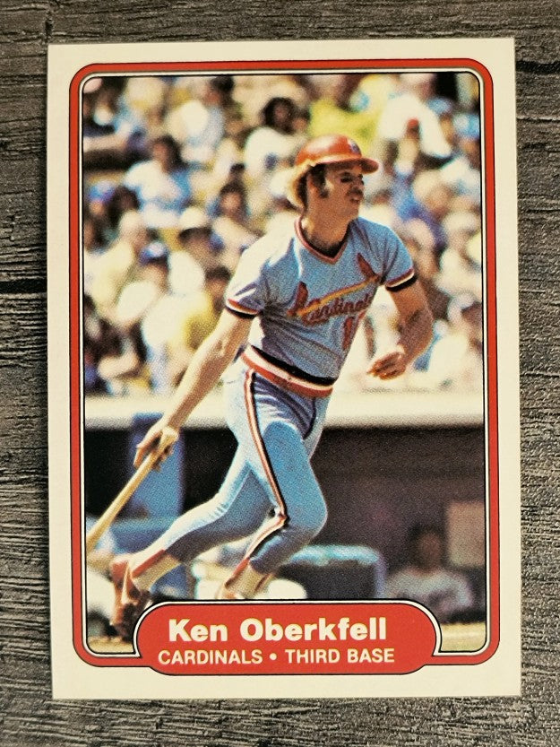 1982 Fleer #123 Ken Oberkfell