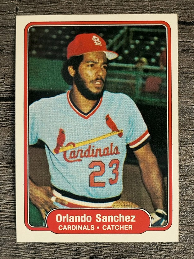 1982 Fleer #126 Orlando Sanchez