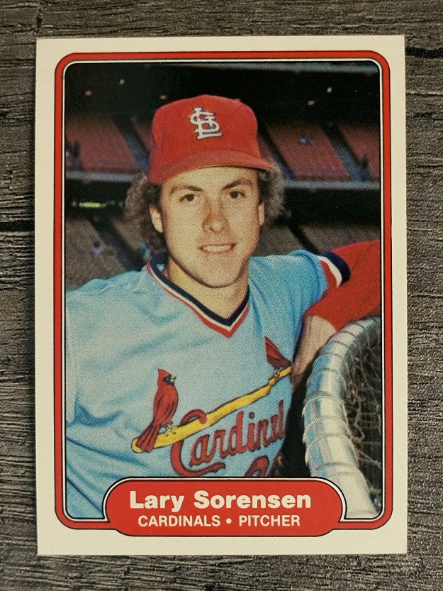 1982 Fleer #128 Lary Sorensen