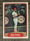 1982 Fleer #130 Bob Sykes