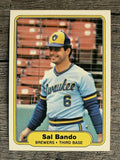 1982 Fleer #134 Sal Bando