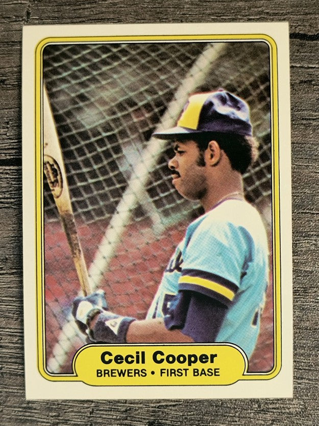 1982 Fleer #138 Cecil Cooper