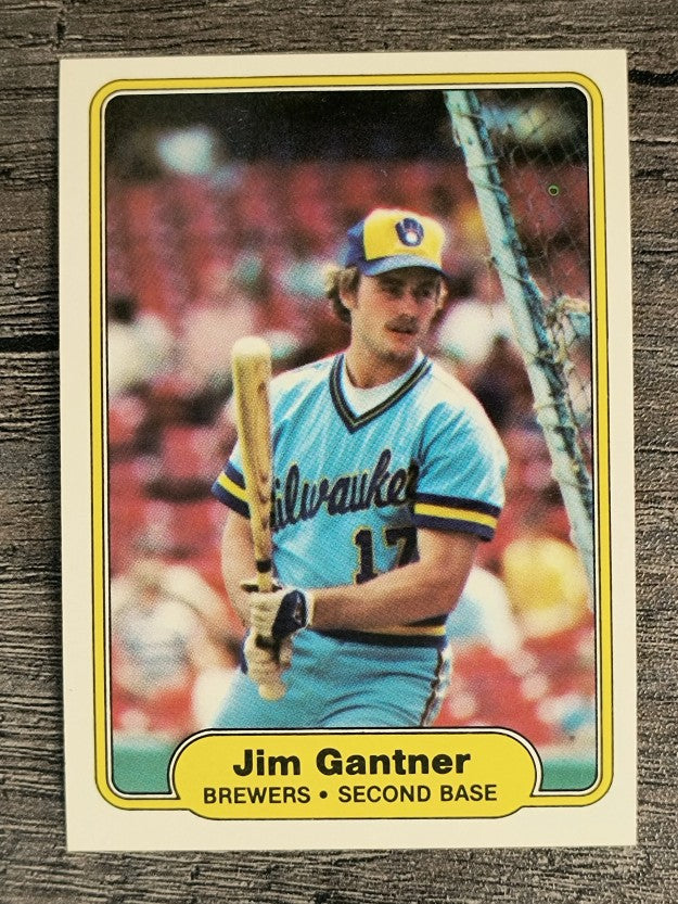 1982 Fleer #142 Jim Gantner