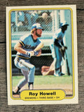 1982 Fleer #145 Roy Howell