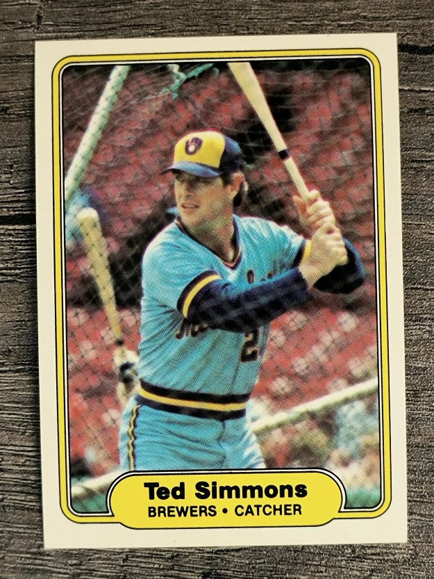 1982 Fleer #152 Ted Simmons