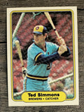 1982 Fleer #152 Ted Simmons