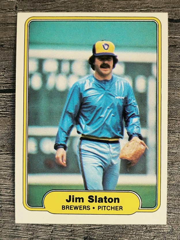 1982 Fleer #153 Jim Slaton