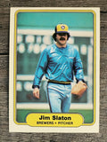 1982 Fleer #153 Jim Slaton