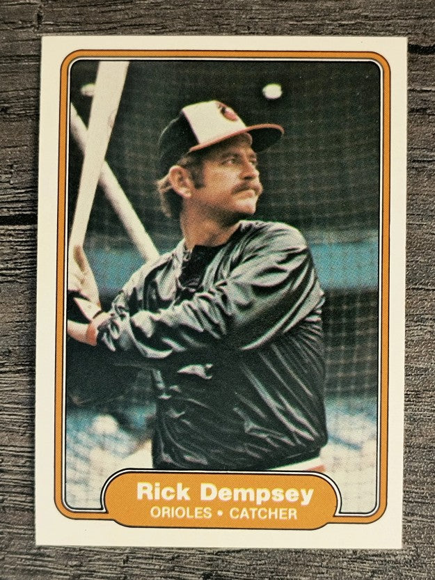 1982 Fleer #163 Rick Dempsey