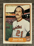 1982 Fleer #166 Dave Ford