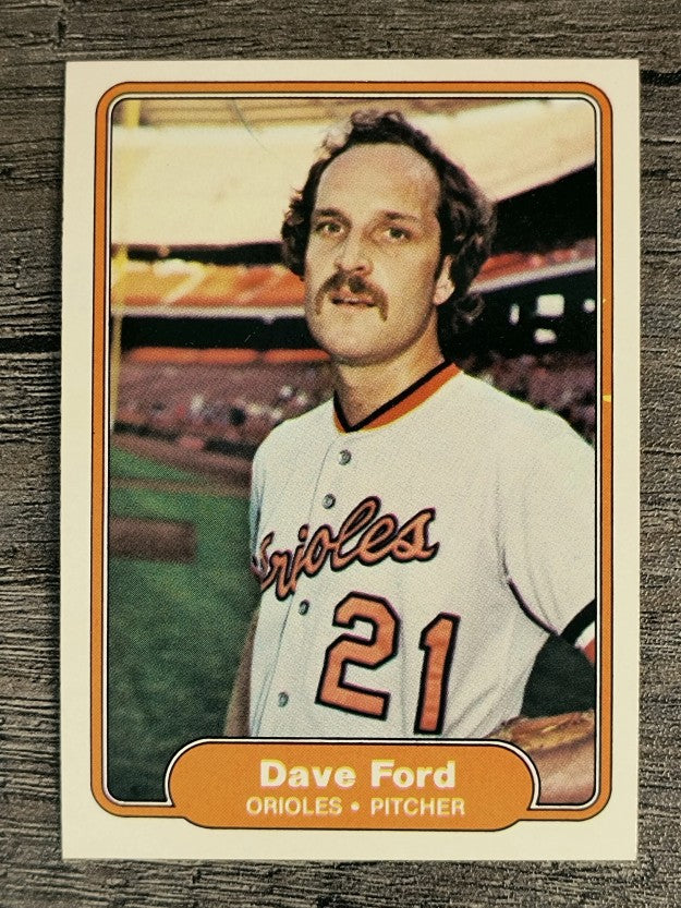 1982 Fleer #166 Dave Ford