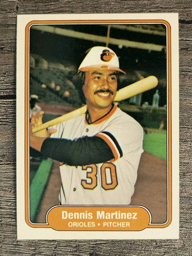1982 Fleer #170 Dennis Martinez