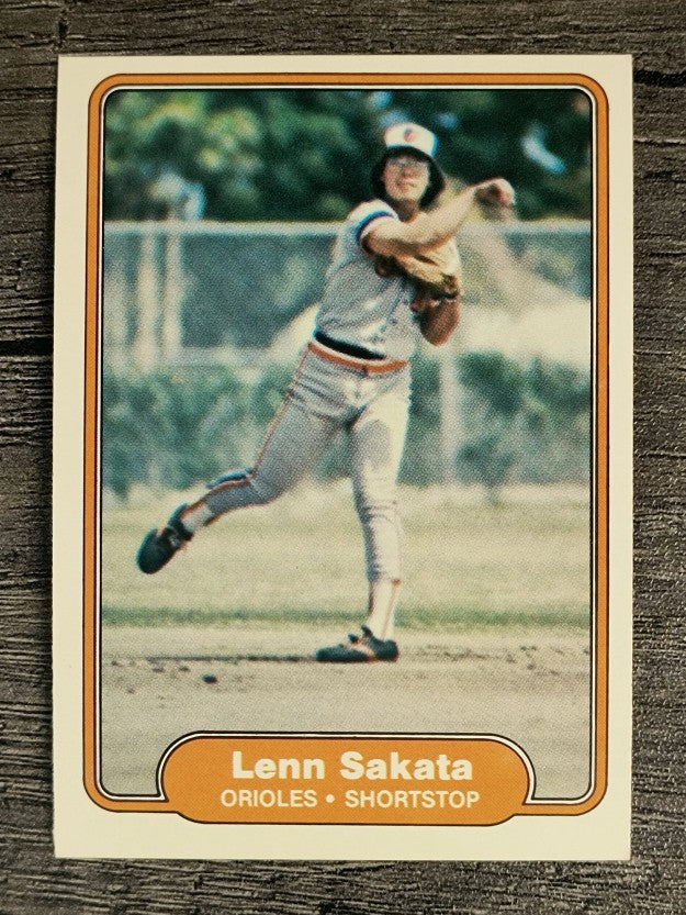 1982 Fleer #178 Lenn Sakata