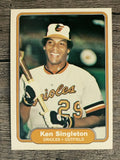 1982 Fleer #179 Ken Singleton