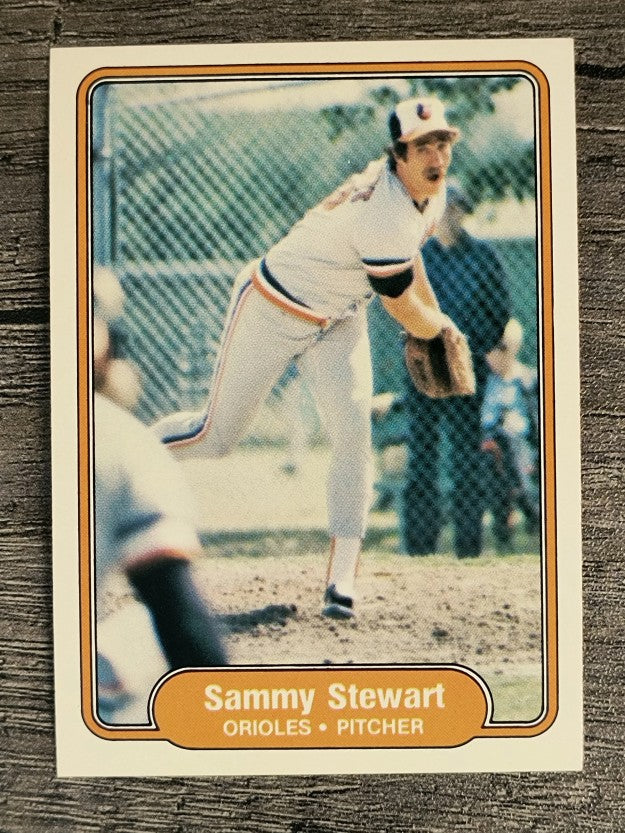 1982 Fleer #180 Sammy Stewart