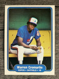 1982 Fleer #186 Warren Cromartie