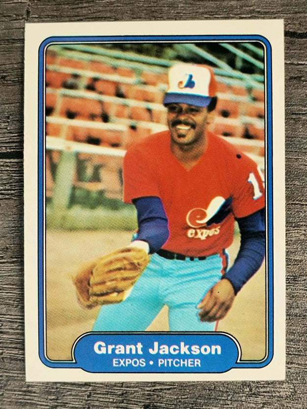 1982 Fleer #191 Grant Jackson