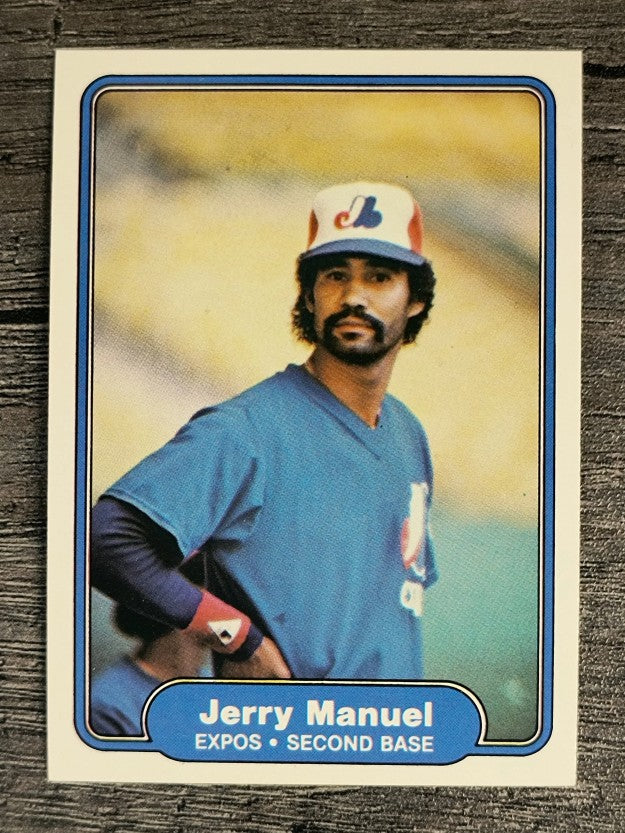 1982 Fleer #195 Jerry Manuel