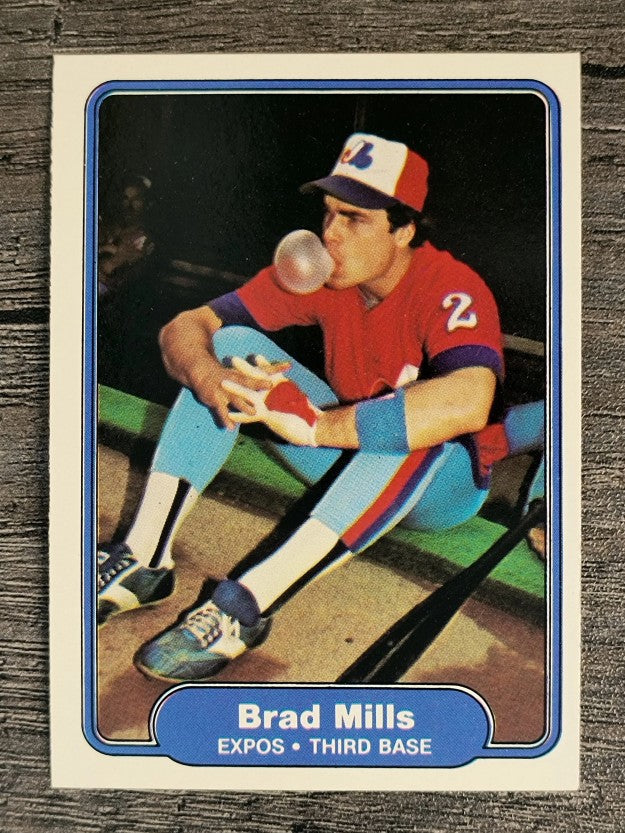 1982 Fleer #196 Brad Mills