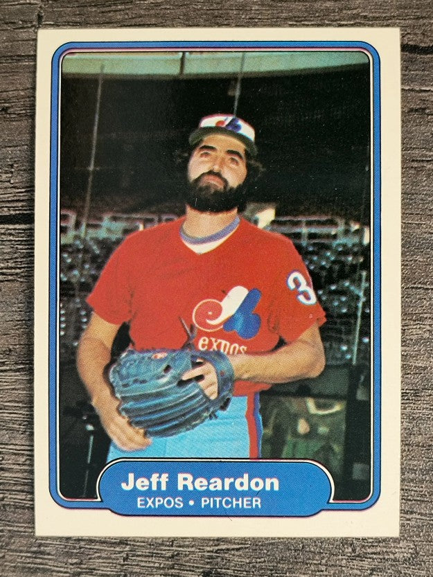 1982 Fleer #204 Jeff Reardon