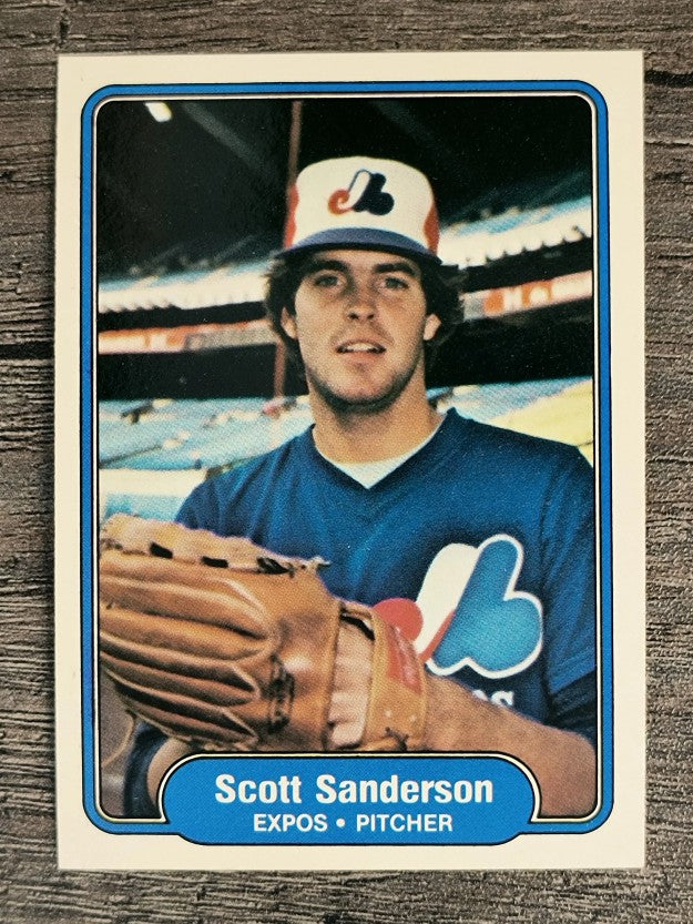 1982 Fleer #206 Scott Sanderson