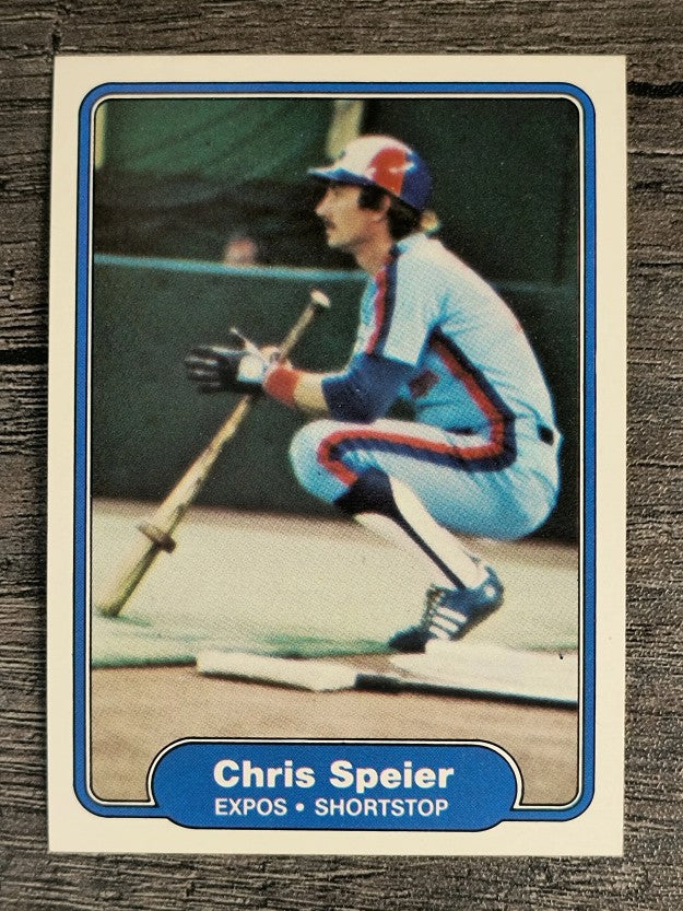 1982 Fleer #209 Chris Speier