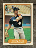 1982 Fleer #217 Danny Heep