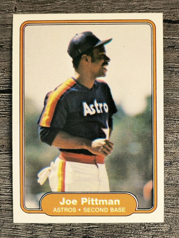 1982 Fleer #222 Joe Pittman