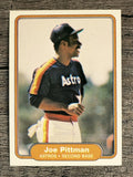 1982 Fleer #222 Joe Pittman
