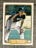 1982 Fleer #227 Dave Roberts