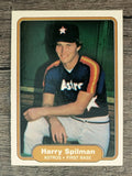 1982 Fleer #233 Harry Spilman