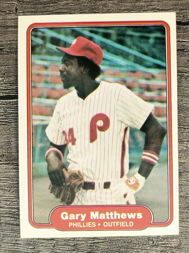 1982 Fleer #249 Gary Matthews
