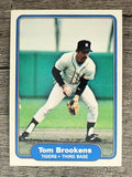 1982 Fleer #263 Tom Brookens