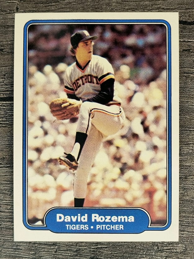 1982 Fleer #279 Dave Rozema