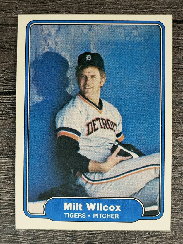 1982 Fleer #285 Milt Wilcox