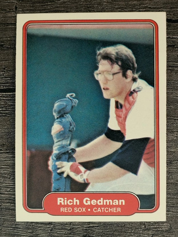 1982 Fleer #294 Rich Gedman