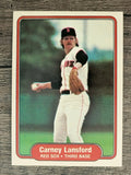 1982 Fleer #298 Carney Lansford
