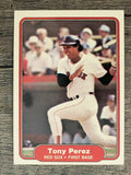 1982 Fleer #302 Tony Perez