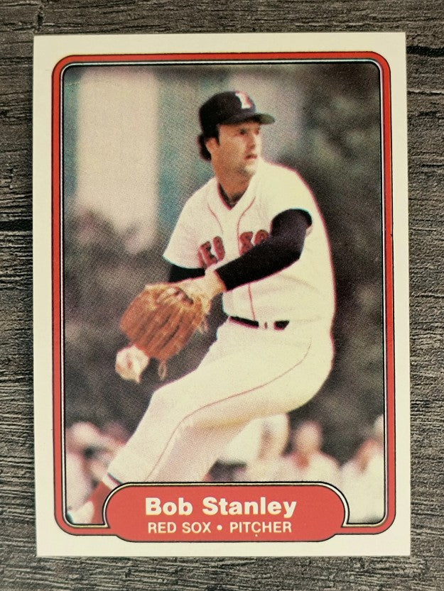 1982 Fleer #307 Bob Stanley