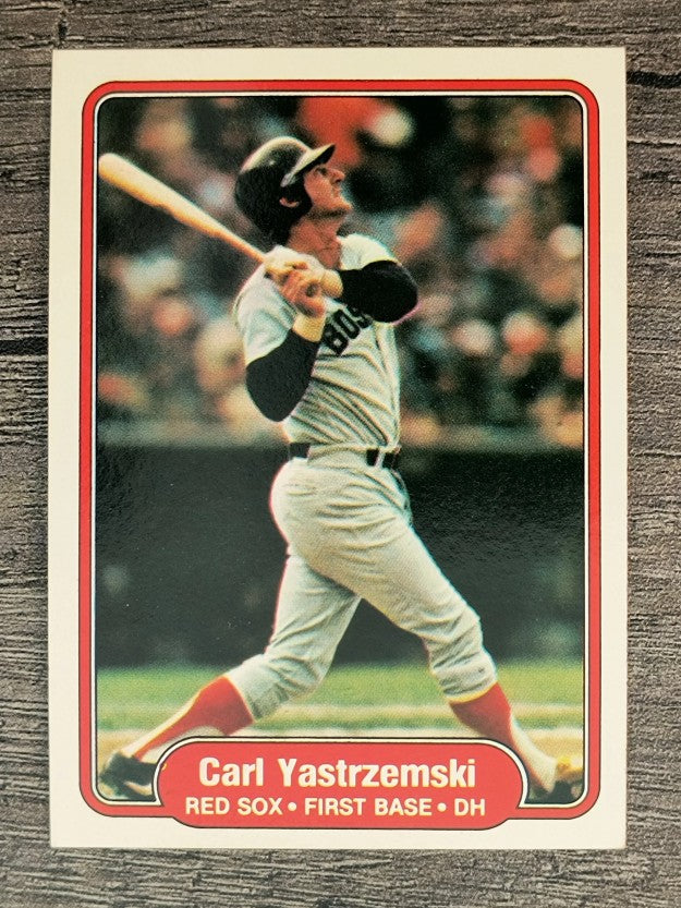 1982 Fleer #312 Carl Yastrzemski