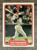 1982 Fleer #312 Carl Yastrzemski