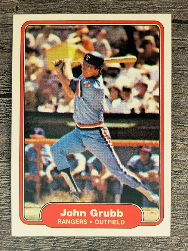 1982 Fleer #317 John Grubb