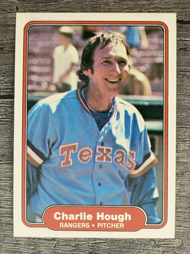 1982 Fleer #319 Charlie Hough