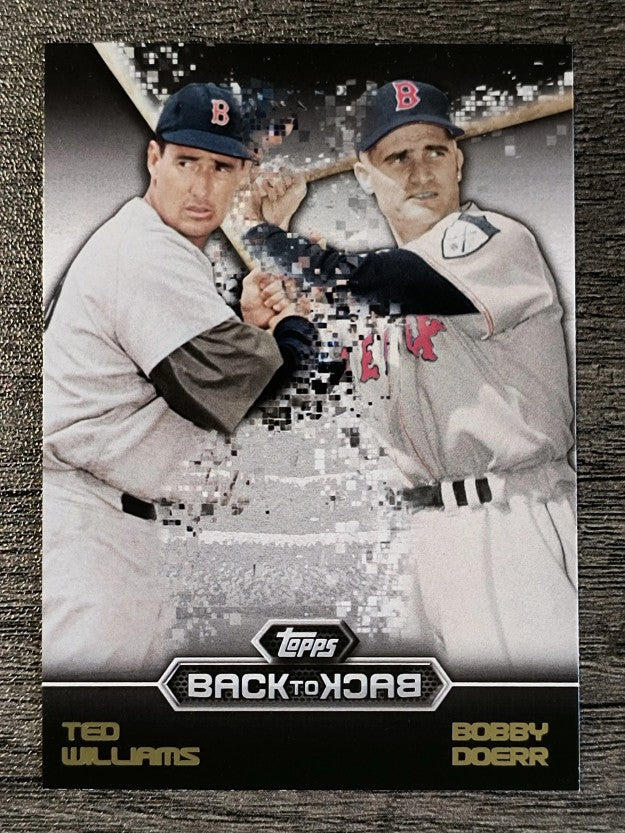 2016 Topps Back to Back #B2B13 Bobby Doerr/Ted Williams