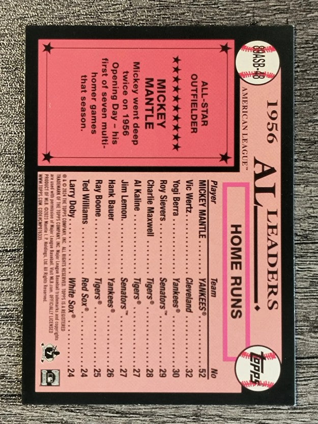 2024 Topps '89 Topps All Star #89ASB48 Mickey Mantle
