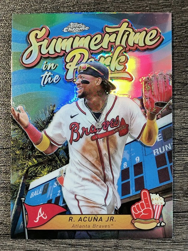 2024 Topps Chrome Summertime in the Park #SITP5 Ronald Acuna Jr.